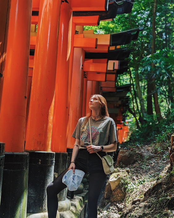 Group Trip Traveler, Kate, in Japan